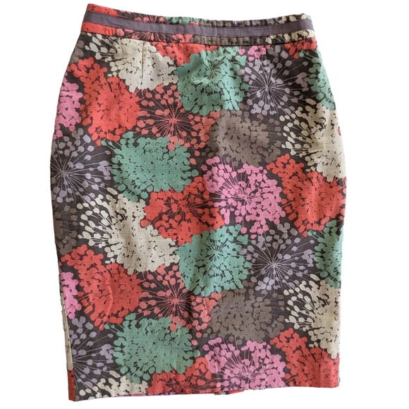 Boden Dandelion Print Pencil Skirt Size 8 Long - Picture 2 of 7